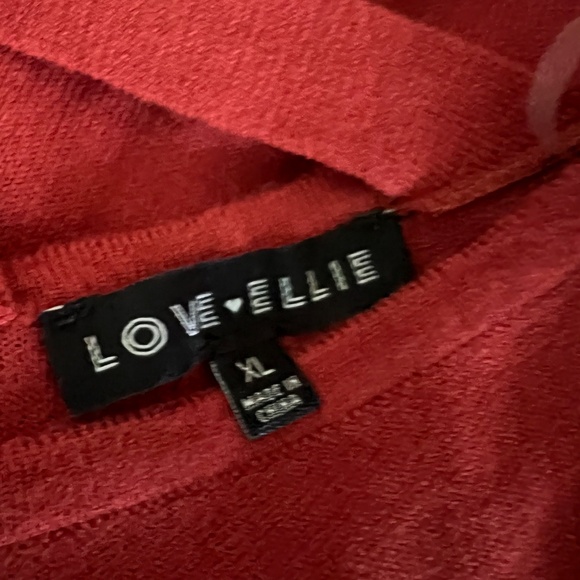 Love Ellie Mia Waffle Knit Sweater Rust - Picture 9 of 9